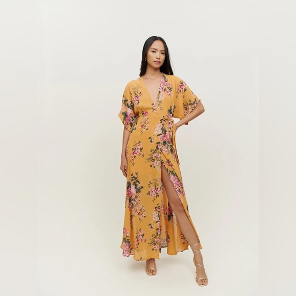 Reformation Winslow Dress Anjelica - Size XS - Picture 1 of 5